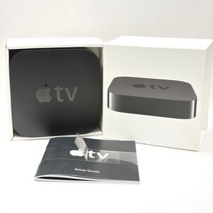 Apple TV Model A1469 3rd Generation Media Streamer w BOX - No Remote - Obsolete